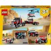 LEGO Creator 3-in-1 kravas automašīna ar platformu un helikopteru (31146)