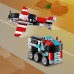 LEGO Creator 3-in-1 kravas automašīna ar platformu un helikopteru (31146)