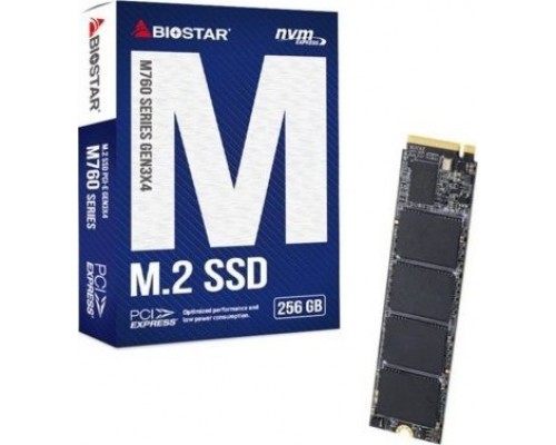 SSD Biostar M760 256GB M.2 2280 PCI-E x4 Gen3 NVMe (M760-256GB)