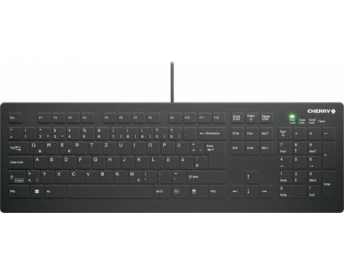 Cherry CHERRY Keyboard AK-C8112 Medical corded sealed [DE] black IP68 kabelgebunden, vollversiegelt, IP68