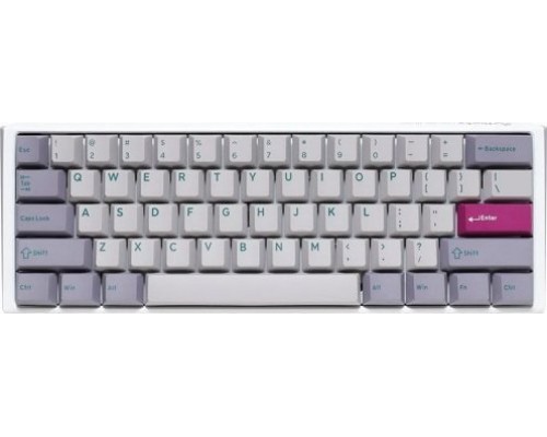 Ducky One 3 Mist Grey Mini Gaming  RGB LED - MX-Ergo-Clear