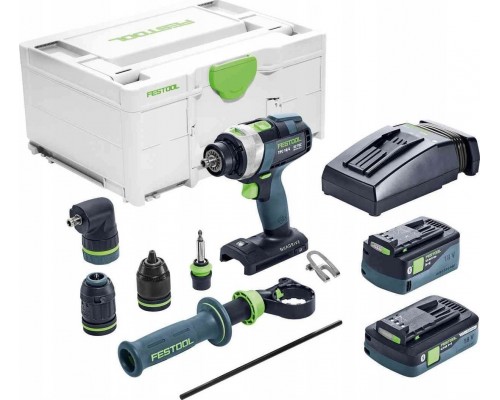 Festool Quadrive TPC 18/4 5,2/4,0 I-Set/XL 18 V 2 x akumulator 4 / 5.2 Ah