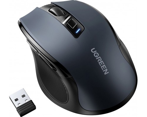 Ugreen Optyczna USB 2.4GHz / Bluetooth 5.0 4000 DPI Optyczna USB 2.4GHz / Bluetooth 5.0 4000 DPI czarny
