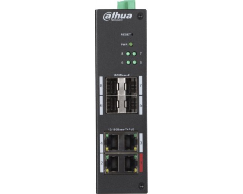 Switch Dahua Technology  POE HS4408-4ET-96 4-PORT + 4 x SFP DAHUA