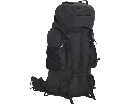 vidaXL Plecak turystyczny, black, 60 L, tkanina Oxford