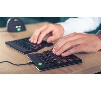 R-GO Tools R-Go Tools Ergonomiczna R-Go Split Break klawiatura, z oprogramowaniem do robienia przerw, QWERTY (UK), Bluetooth, czarna