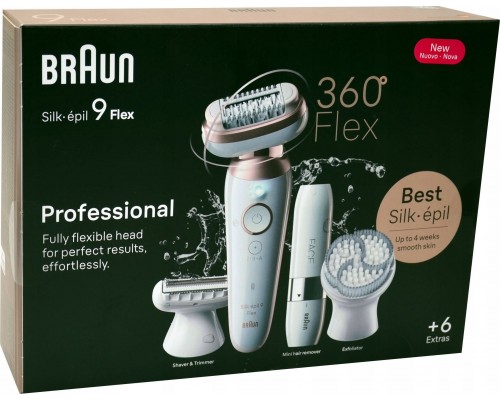 Braun Braun Silk-épil 9 Flex 9-360 3D 40 pęset(y) Rose, White