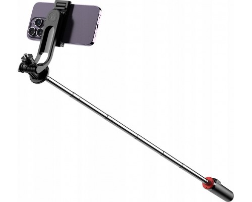 Selfie nūjiņa Hurtel Selfie nūjiņa WC1Y3S teleskopisks tripods 1.3m ar turētāju telefonam - black