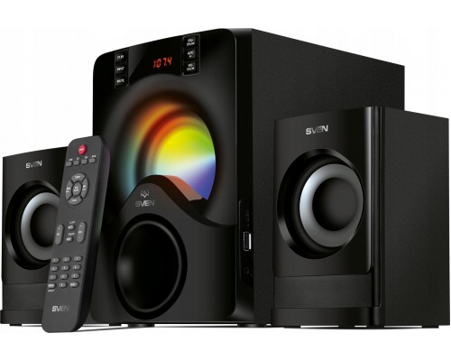SVEN MS-312 black Bluetooth FM USB Display RC unit power output 20W+2x10W (RMS)