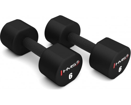 HMS Dumbbells HPT06 poliuretanowe 2 x 6 kg