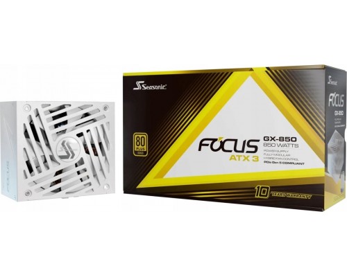 SeaSonic Focus GX White ATX 3 850W (FOCUS-GX-850-V4-WHITE)