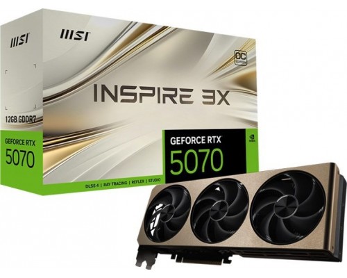 MSI GeForce RTX 5070 Inspire 3X OC 12GB GDDR7 DLSS4