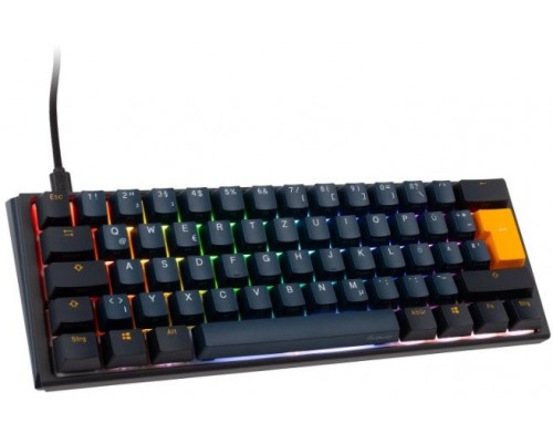 Ducky One 3 Pro Mini Nazca Line Gaming Keyboard, mechanisch, 8.000 Hz, Hot Swap, RGB - Cherry MX2A Red, ISO (DE)