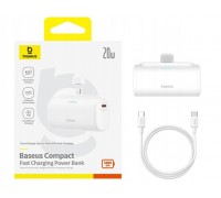 Baseus Compact IP 5000mAh 20W USB-C/Lightning (White)