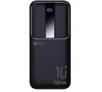C-TECH Powerbanka 10000mAh, Li-Pol, 22,5W, USB-C/USB-A/micro USB
