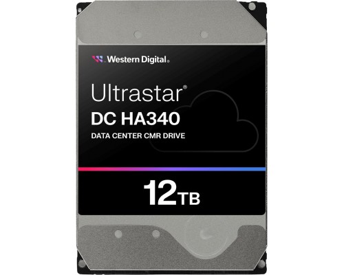 WD Ultrastar DC HA340 WUS721212BLE6L4 - twardy - Centrum danych - 12 TB - wewnętrzny - 3.5" (8.9 cm) - SATA 6Gb/s - 7200 rpm - Puffer: 512 MB