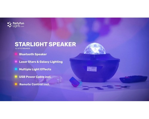 nielsen_light Galakse Bluetooth głośnik z pilotem