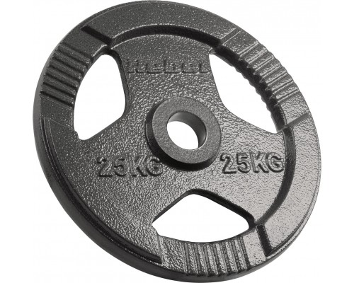 cast iron olympic 25kg, otwór 51mm, plate z uchwytami, REBEL ACTIVE