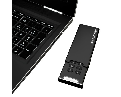iStorage diskAshur M2 PIN 2 TB USB Type-A / USB Type-C 3.2 Gen 1 (3.1 Gen 1) Black