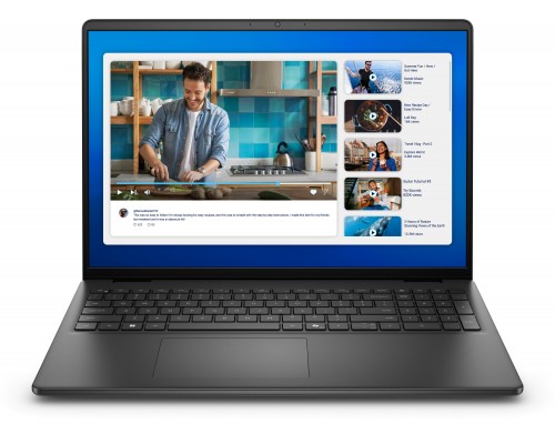DELL DC16250 Intel Core 7 150U Laptop 40,6 cm (16") WUXGA 16 GB DDR5-SDRAM 1 TB SSD Wi-Fi 6 (802.11ax) Windows 11 Pro Czeski, Słowacki Black