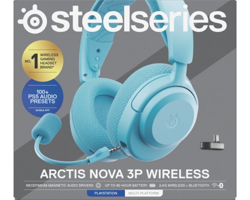 SteelSeries Arctis Nova 3P Blue (61688)