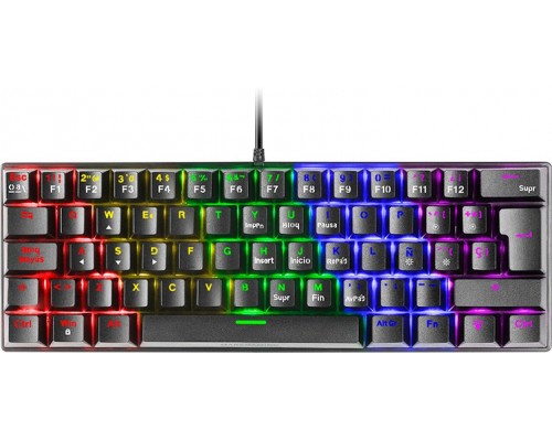 Mars Gaming MK60BUS Gaming Mechanical  RGB / Blue Switch / US