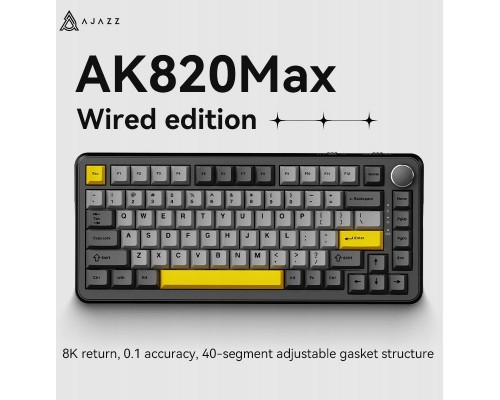   AK820 MAX Magnetic Switches -Black-Gray-Yellow RGB