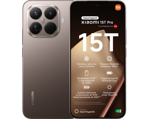 Xiaomi 15T Pro 5G 12/512GB Gold (MWithB0KUPEU)
