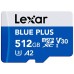 SD  Lexar Blue Plus MicroSDXC 512 GB Class 10 UHS-I/U3 A2 V30 (LMSBLPL512G-BNANG)