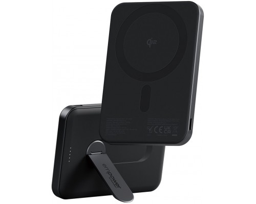 PanzerGlass empower w. Spin Stand 5000mAh Space Black