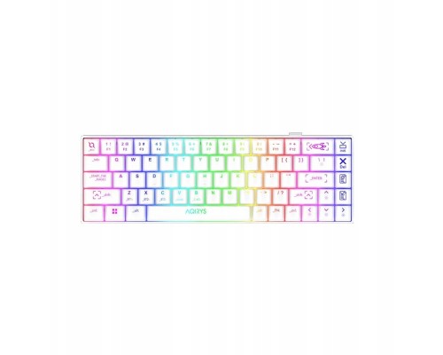 AQIRYS AQIRYS mechaniczna 65%/68 klawiszy Dual Mode: Wirelles&BT+Wired MIRA 2.0 white