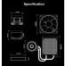 GameMax Gamemax | ICEBURG 120 BK | Black | Intel, AMD