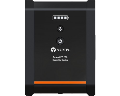 UPS Vertiv Vertiv PowerUPS 200 Essential, 2200VA/1225W, 230V, Line Interactive, 6 Type F