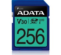 SD  ADATA Premier Pro SDXC 256 GB Class 10 UHS-I/U3 V30 (ASDX256GUI3V30S-R)