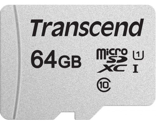SD  Transcend 300S MicroSDXC 64 GB Class 10 UHS-I/U1 V30 (TS64GUSD300S)