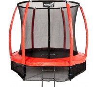 Garden Trampoline Jumpi Maxy Comfort Plus With inner mesh 8.5 FT 252 cm Red