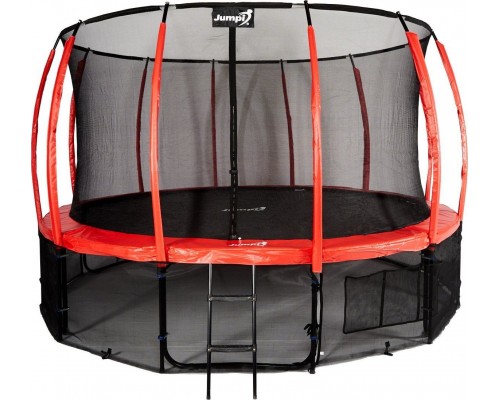 Garden Trampoline Jumpi Maxy Comfort Plus With inner mesh 16 FT 487 cm Red