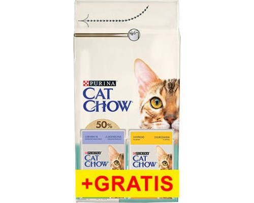 Purina Cat Chow Special Care Hairball Control 1,5kg + Saszetki 2x85g
