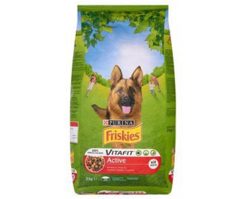 Nestle FRISKIES PIES 3kg SUCHY ACTIVE