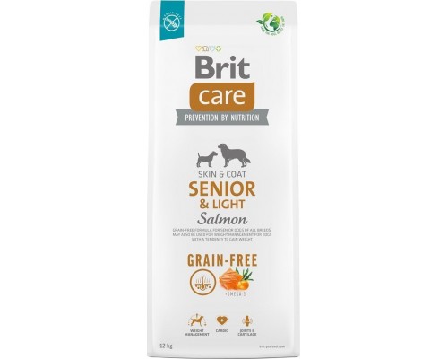 Brit Brit Care Dog Grain-Free Senior&Light Salmon 12kg