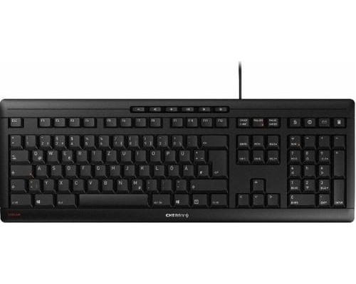 Cherry CHERRY STREAM KEYBOARD  USB QWERTZ Czech, Slovak Black
