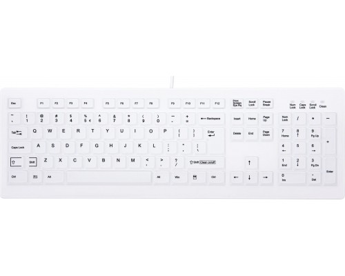 Cherry CHERRY AK-C8100F-U1-W/US klawiatura USB QWERTY US English Biały