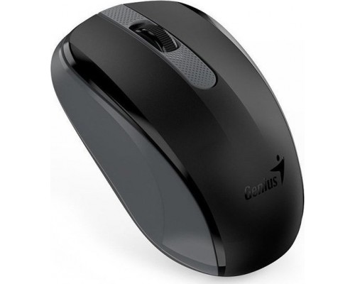 Genius Genius NX-8008S, 1200DPI, 2.4 [GHz], optyczna, 3kl., USB, czarno-szary, 1 szt AA