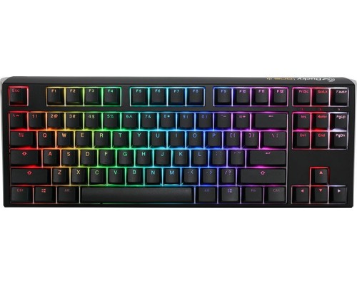 Ducky Ducky One 3 Classic Black/White TKL Gaming Keyboard, RGB LED - MX-Clear