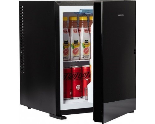 MPM Chłodziarka (minibar) czarna szklany front MPM-30-MBS-06L
