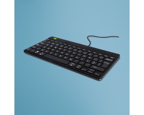 R-GO Tools R-Go Tools Ergonomiczna R-Go Compact Break klawiatura, z oprogramowaniem do robienia przerw, QWERTY (PT), przewodowa, czarna