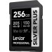 SD  Lexar Professional Silver Plus SDXC 256 GB Class 10 UHS-I/U3 V30 (LSDSIPL256G-BNNNG)