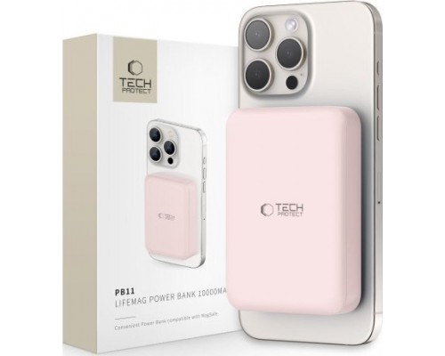 Tech-Protect TECH-PROTECT PB11 LIFEMAG MAGSAFE  10000MAH PINK