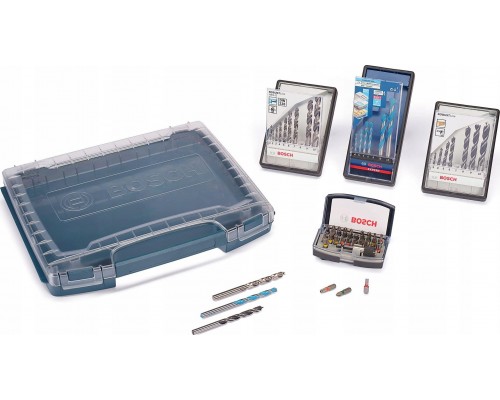 Bosch Bosch Robust drill set, 5 pieces, with I-Rack, drill & bit set (i-BOXX 53)