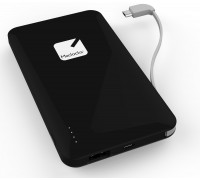 Compulocks External Tablet and Smartphone Battery Pack and Charger 10,000 mAh - Black